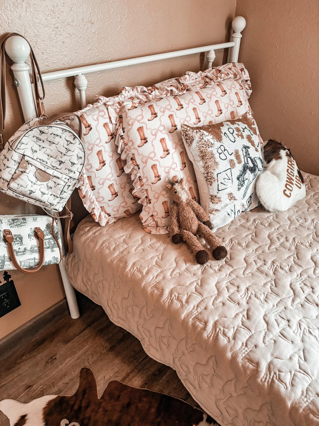 Horse Bamboo Quilted Blanket - PREORDER