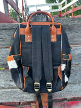 Uptown Cowhide Diaper Bag