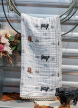 The Blush Angus Muslin Blanket | PREORDER