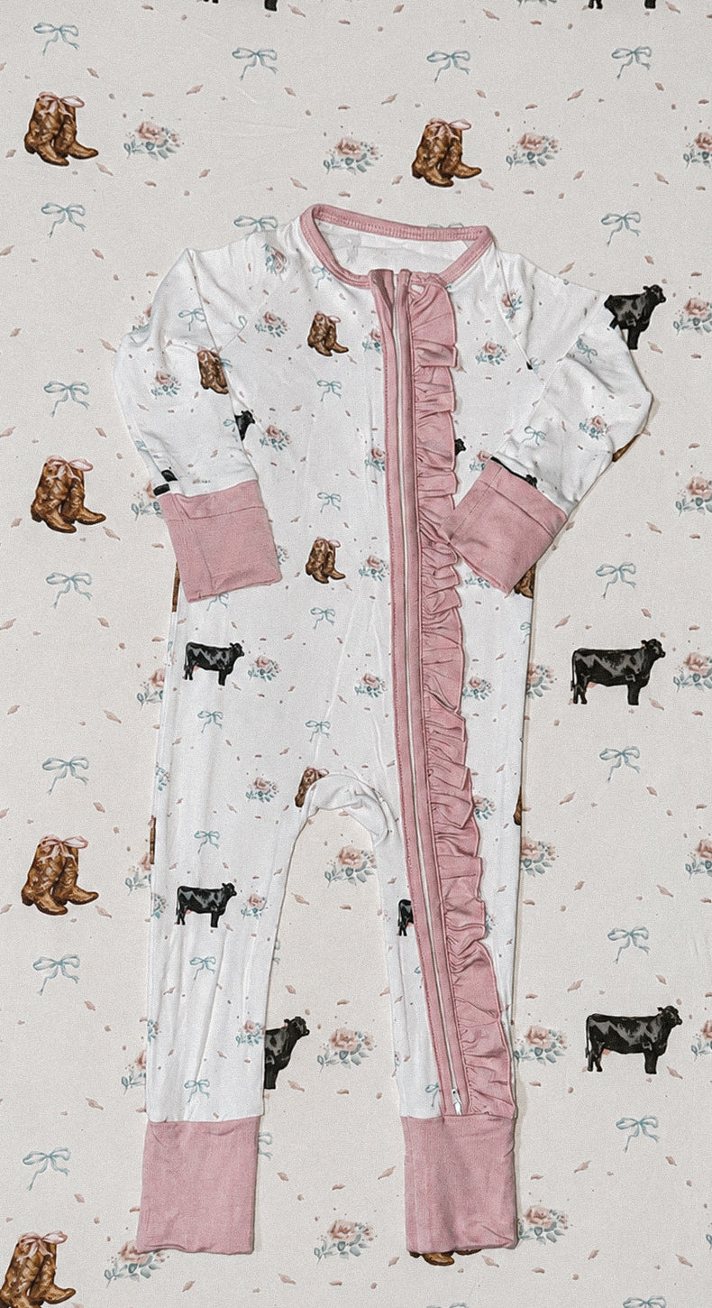 The Blush Angus Crib Sheet | PREORDER