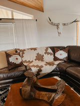 Western Heirloom Cotton Throw Blanket