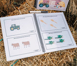Farm Kid Workbook – Reusable ABC & 123 Dry Erase Book