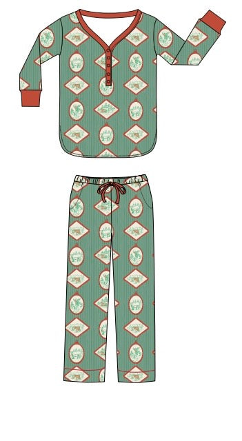 A Western Christmas Women Pajamas | PREORDER