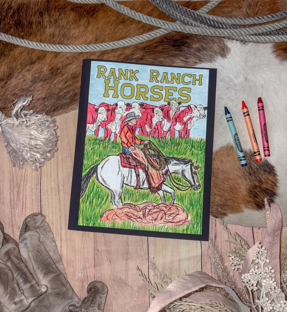 Rank Ranch Horse Coloring Book