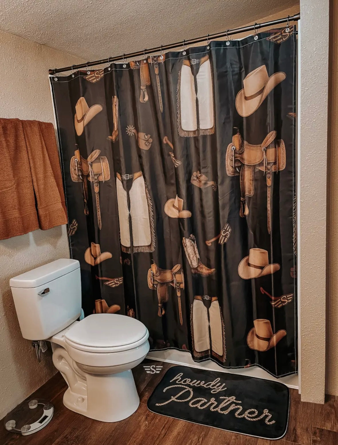 WESTERN SHOWER CURTAIN SETS