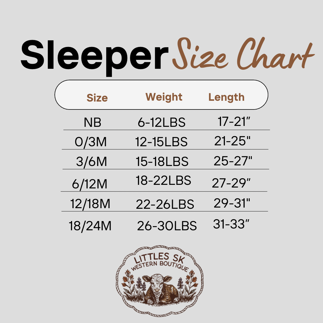 The Cowgirl Western Heirloom Bamboo Sleeper | PREORDER
