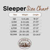A Western Christmas Bamboo Convertible Sleeper | PREORDER