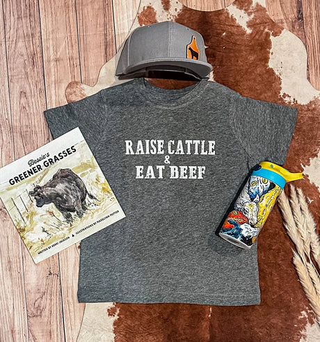 Raise Cattle & Eat Beef Short Sleeve Shirt The Wholeherd Wholesale