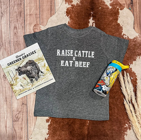 Raise Cattle & Eat Beef Short Sleeve Shirt The Wholeherd Wholesale