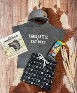 Raise Cattle & Eat Beef Short Sleeve Shirt The Wholeherd Wholesale