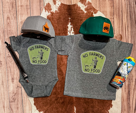 No Farmers, No Food Graphic Tee The Wholeherd Wholesale