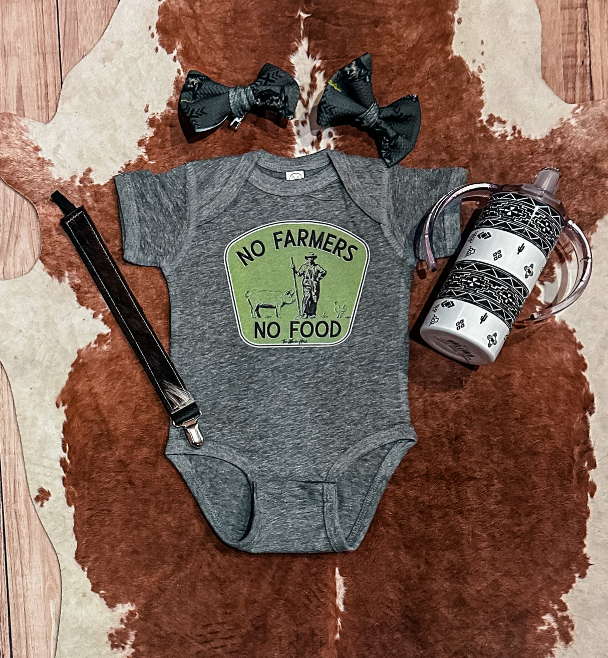 No Farmers, No Food Graphic Tee The Wholeherd Wholesale