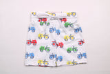 Colorful Tractor Swim Trunks Littles SK Boutique