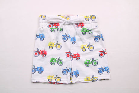 Colorful Tractor Swim Trunks Littles SK Boutique