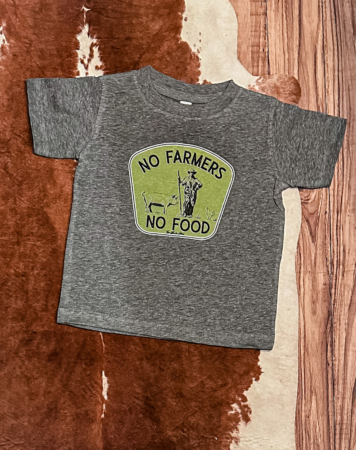 No Farmers, No Food Graphic Tee The Wholeherd Wholesale